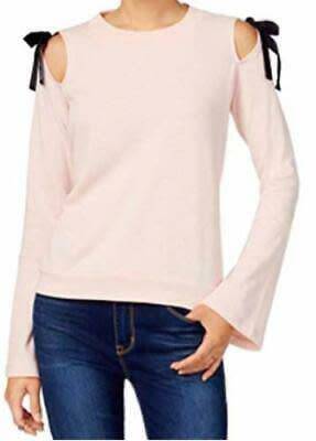 FRESHMAN bow sleeve sweater - pink - xl