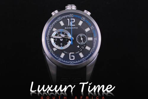 Bomberg 1968 Chronograph 44mm Grey and Blue Dial Men's Watch