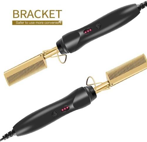 Gold Ceramic Professional Press Comb