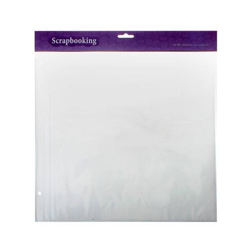 Scrapbook Polypropylene Sleeves - 10 piece