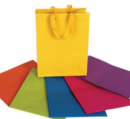 Promotional Product - Matt Craft Paper Gift Bags 18x23 cm - minimum quantities apply