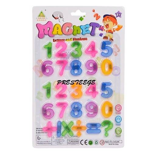 1 Set Magnetic Numbers & Symbols  25 Pieces
