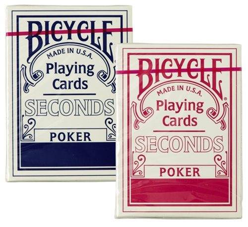 Bicycle Playing Cards  Seconds, Red or Blue Pack