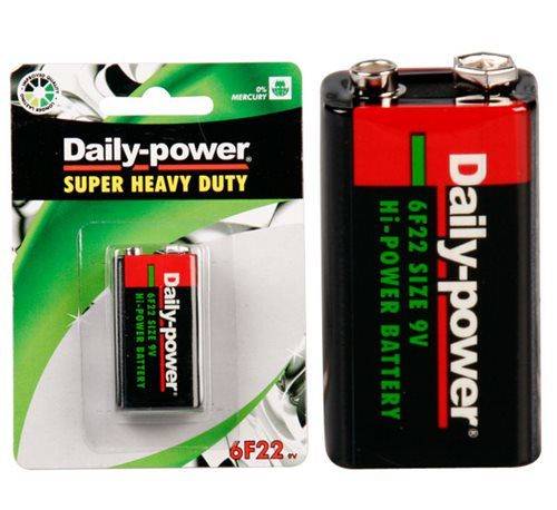 Daily-Power Super Heavy Duty Battery  9 Volt, card 1