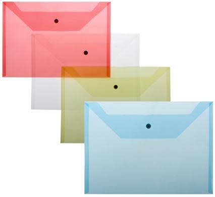 R100 WISE BUYS - 4 PACKS x File Display Envelope A4 [5 in a Pack]