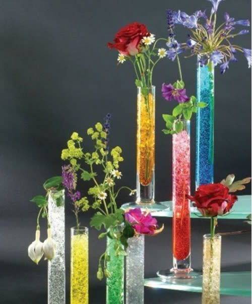 5  Packs of Water Beads Aqua Gems Bio Gel Balls Crystal Soil Wedding Vase Deco Expands to 500 ml