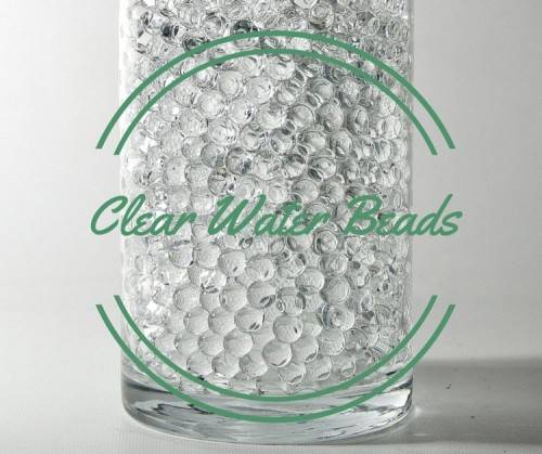 5  Packs of Water Beads Aqua Gems Bio Gel Balls Crystal Soil Wedding Vase Deco Expands to 500 ml