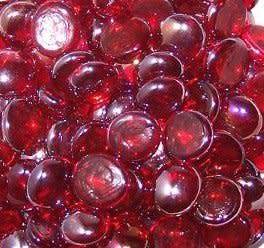 250g RED GLASS PEBBLES [ LAST OF MY STOCK] ONLY 5 PACKETS LEFT