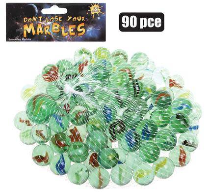 1 X BAG GAME MARBLES 16mm 90PC