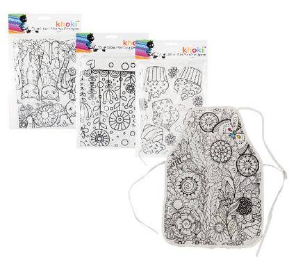 1 x  ART+CRAFT DIY COLOUR/PAINT MY OWN APRON