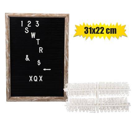 PLAQUE PL LETTER BOARD 31X22CM