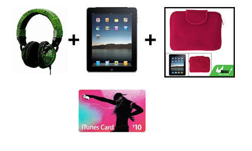Apple Ipad 16GB 3G Wifi + Skullcandy Hesh Headphones + Lots of Extras