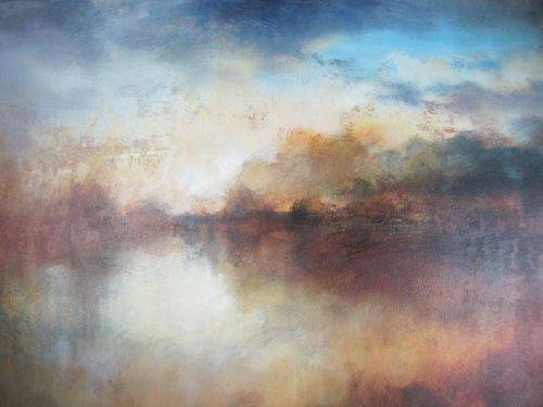 SIMON ADDY OIL ON CANVAS (95 x 93 cm)