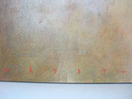 SIMON ADDY OIL ON CANVAS (95 x 93 cm)