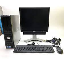 COMPLETE SETS OF DELL OPTIPLEX 380 PC's, WITH 17" LCD:250GB;2GB; CORE 2 DUO 3.0GHz