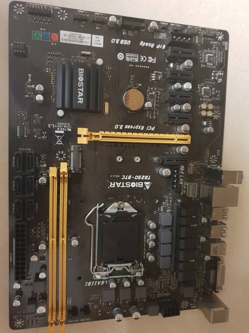 Biostar TB250-BTC Motherboard LOW START!!