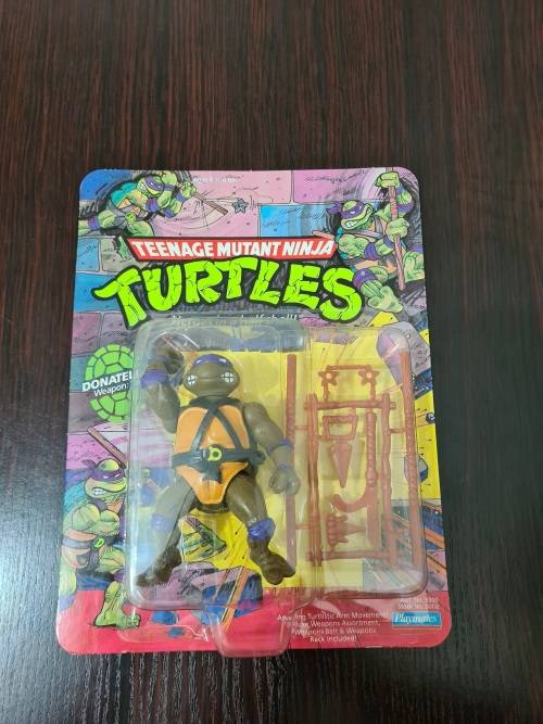 1988 Teenage Mutant Ninja Turtles Donatello Vintage Unpunched.