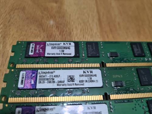 2 x 4GB Kingston DDR3 1333 Paired RAM