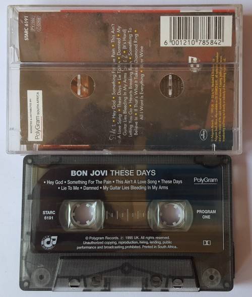 Bon Jovi- These Days (Cassette Tape) SA 1995