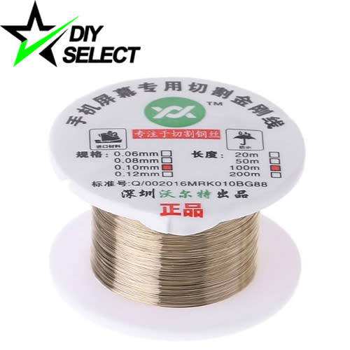 Alloy Molybdenum Cutting Wire 0.1mm 100m Roll **LOCAL STOCK**