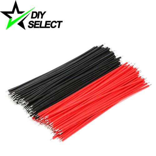 Wire Black / Red 100mm Long (Pair) **LOCAL STOCK**