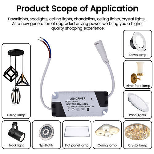 Driver 1W 220V (3-5Led) 300mA with Cover **LOCAL STOCK**