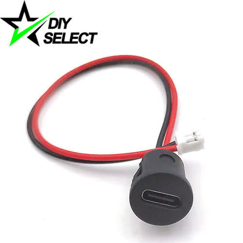 Connector USB Type C Female Clip in Panel Mount **LOCAL STOCK**