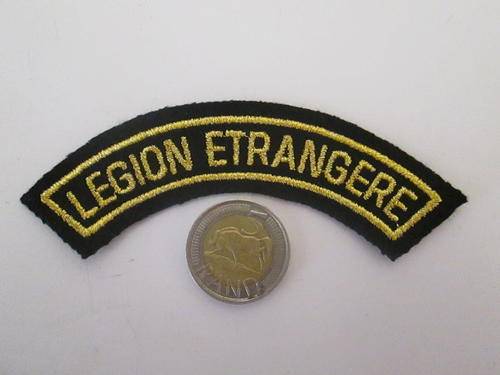 SHOULDER FLASHES. FRENCH FOREIGN LEGION. (NOT IMITATION)