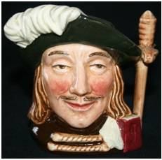 ROYAL DOULTON -  D6454 Aramis Toby Jug (Small)