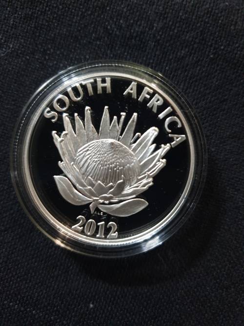 2012 Silver Proof R1 - Walter & Albertina Sisulu