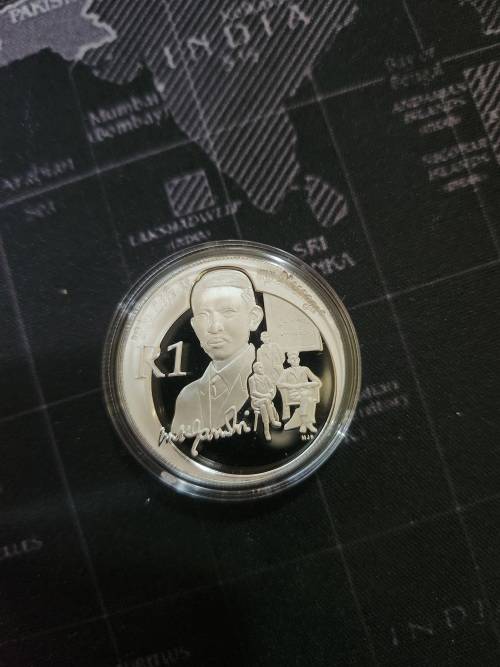 2008 Silver Proof R1 - Mahatma Gandhi