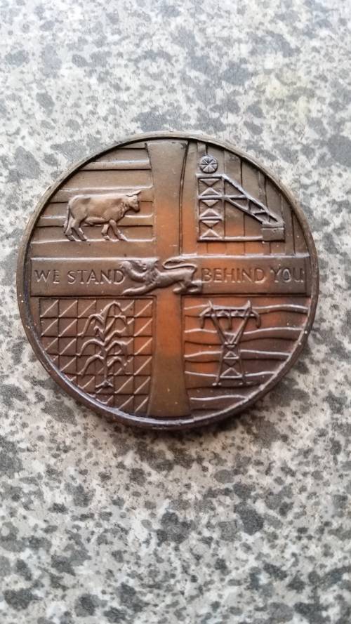 11 November 1965 Rhodesia Independence Bronze Medallion