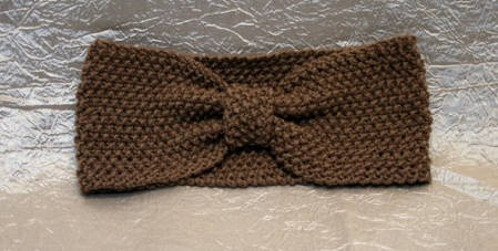 Headband (Hazelnut) Hand Knitted