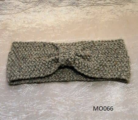 Headband (Mottled Grey) Hand Knitted