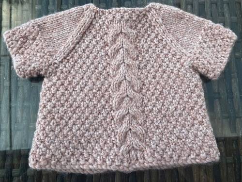 Dusty Pink Short Sleeved Cardigan