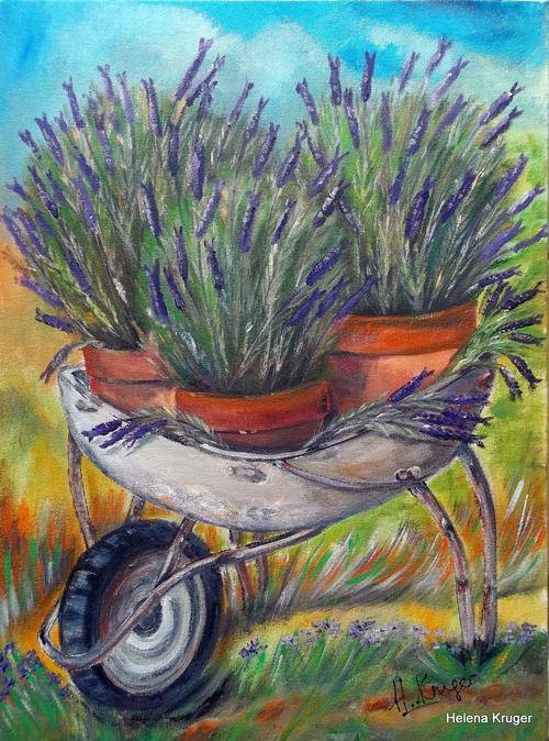 Original Helena Kruger(1957- )  - 420x570x22mm