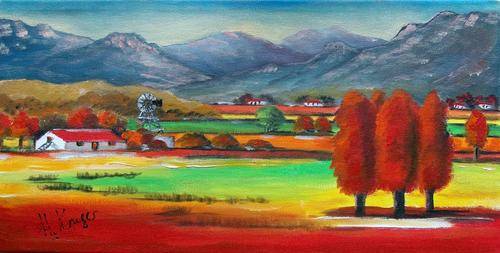 Original Helena Kruger(1957- )  - 250x500mm