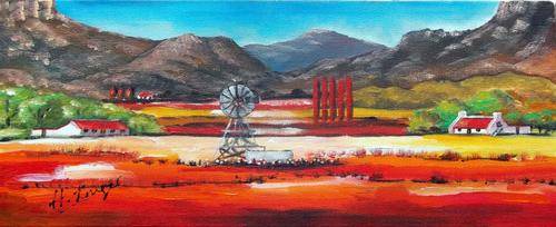 Original Helena Kruger(1957- )  - 200x500mm