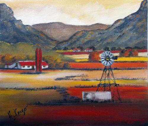 Original Helena Kruger(1957- )  - 340x400mm