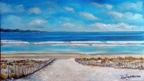 Original Acrylic - 350x600mm - Peaceful seascape