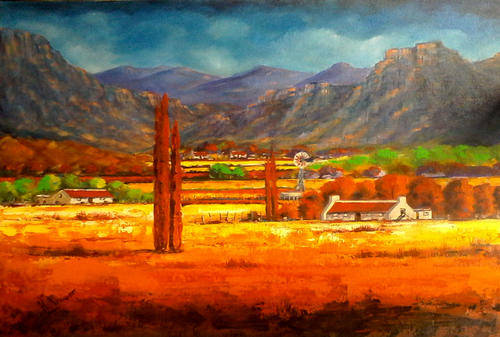 THREE DAYS ONLY @ THIS LOW PRICE - Original Acrylic by HELENA - 600x900X22mm