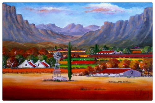 WOW! STUNNING  original by H Kruger(1957-)   - 350x530mm