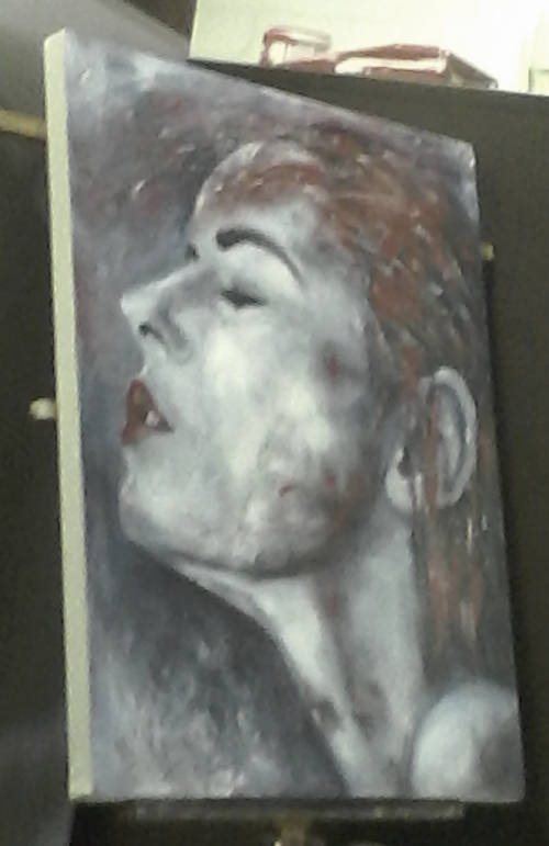 WOW! STUNNING EXTRA LARGE original by H Kruger(1957-)   - 800x1000x44mm