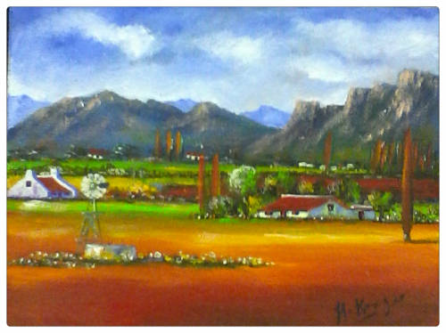 WOW! STUNNING original by H Kruger(1957-)   - 300x400mm