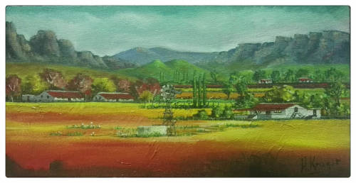 Stunning original by Helena Kruger(1957-)  - 250x450x22