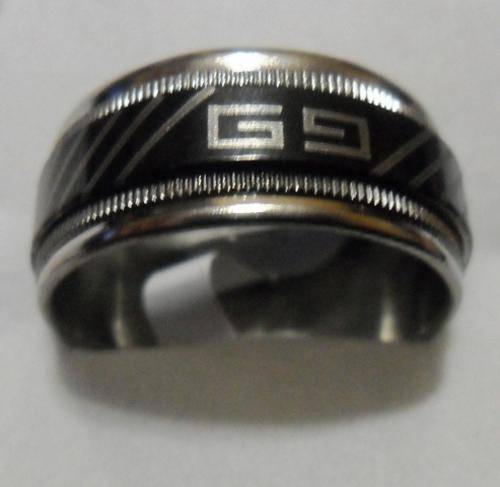 MENS STAINLESS STEELE SPINNER RING SIZE 21 - FREE POSTAGE IN S.A. SHIPPED FROM CAPE TOWN