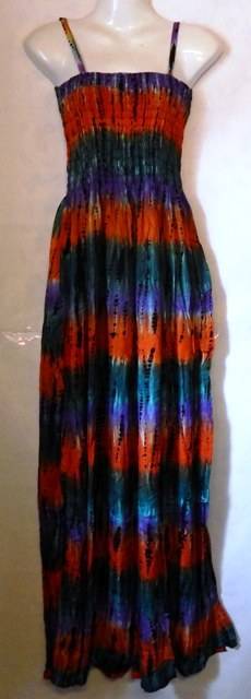 Ladies long summer Tye Dye Maxi  - FREE POSTAGE IN S.A