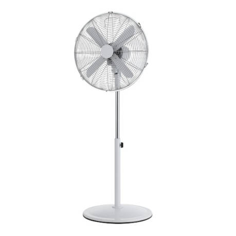 Logik 40CM Pedestal Fan White Metal Base