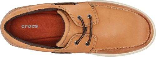 Crocs Shaw Boat Shoe M, Mens , Hazelnut/Stucco,