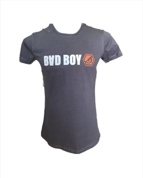 Bad Boy Short Sleeve T-shirt Black & Orange 2XL